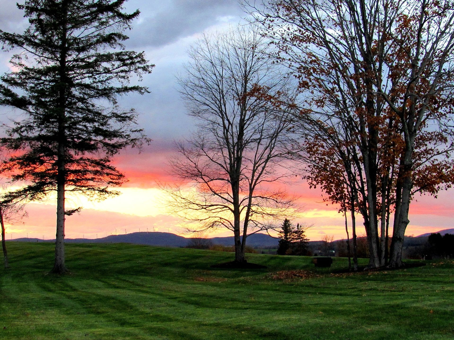 Sunset in Burke, Vermont