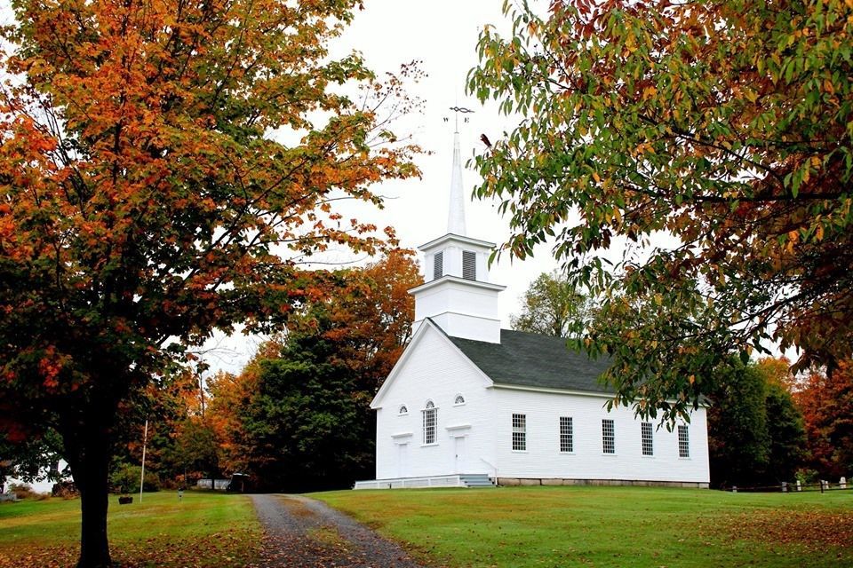 Burke Hollow Meeting House in Vermont