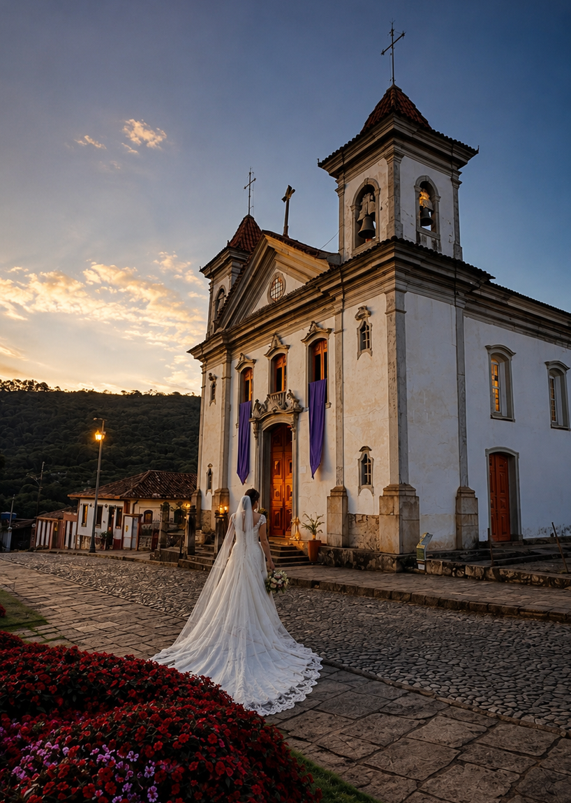 Dia de noiva em Santa Bárbara, no Hotel Quadrado - MG