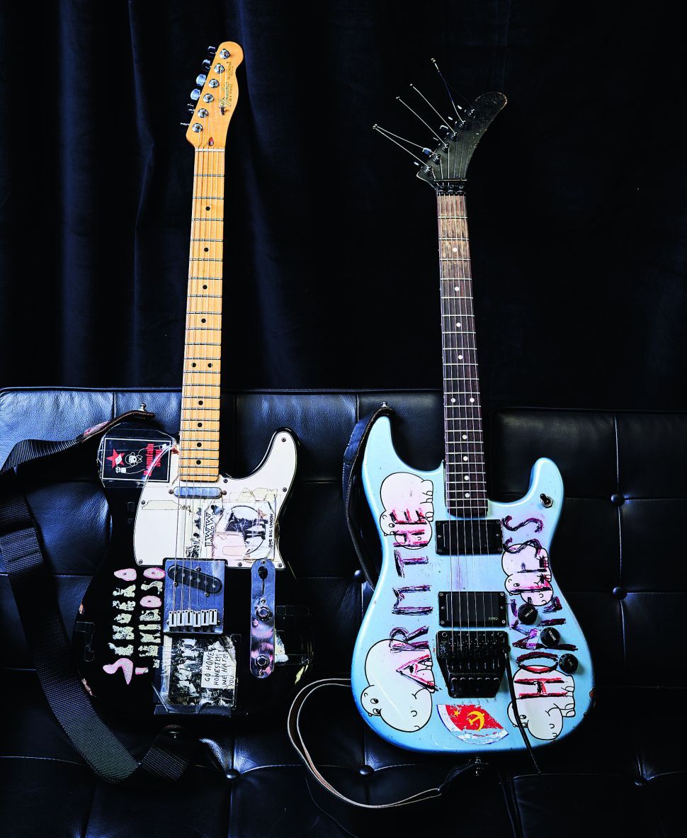 Tom Morello's main electric guitars