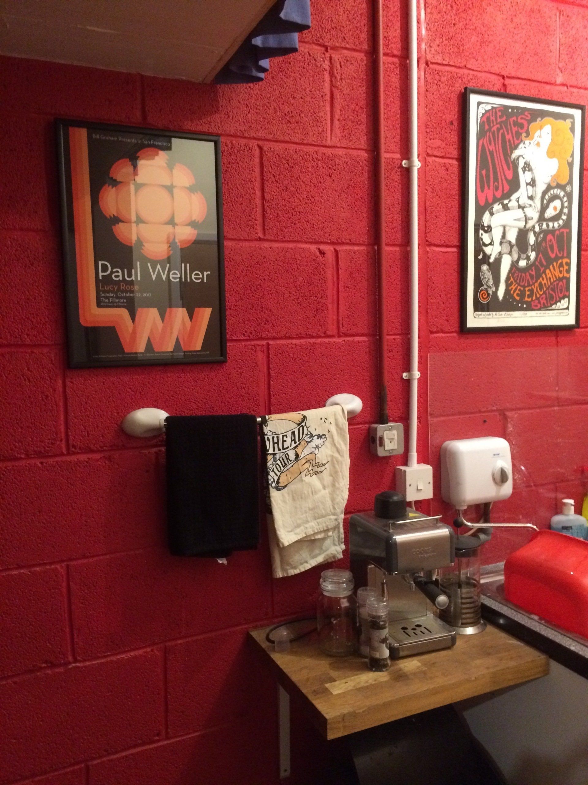 A view of the chillout area, is it time for coffee at New Cut Studios