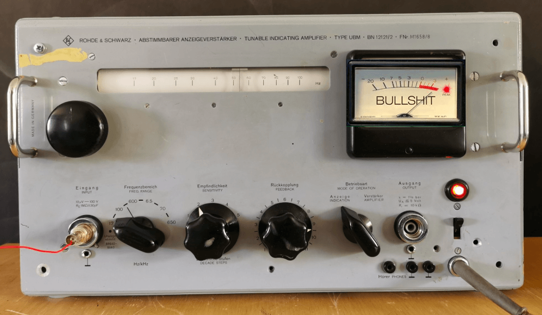 Rohde & Schwarz UBM Tunable Indicating Amplifier