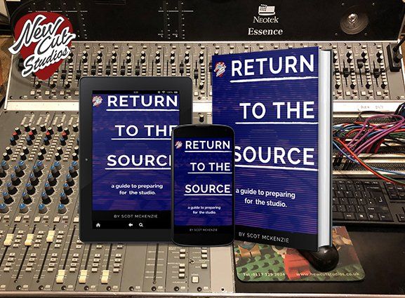 The cover of our ebook return to the source - a guide to preparing for the studio