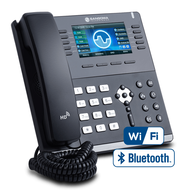 A phone that is connected to a wi fi network