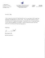 Booth & Associates CPAs Reference Letter — Rochester, MN — Cost Segregation Services Inc.