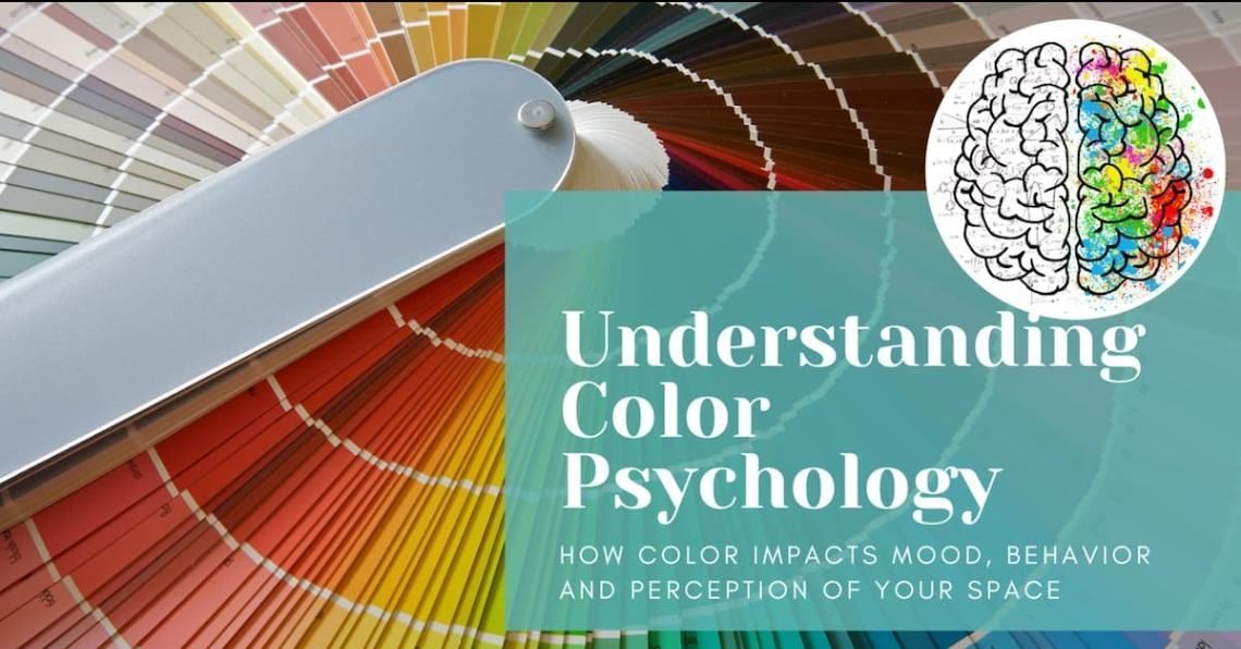 A poster that says understanding color psychology on it