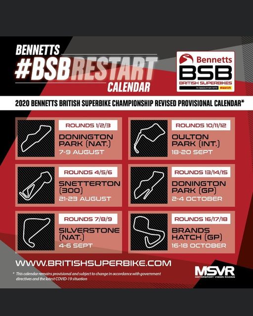 BSB Restart Calendar