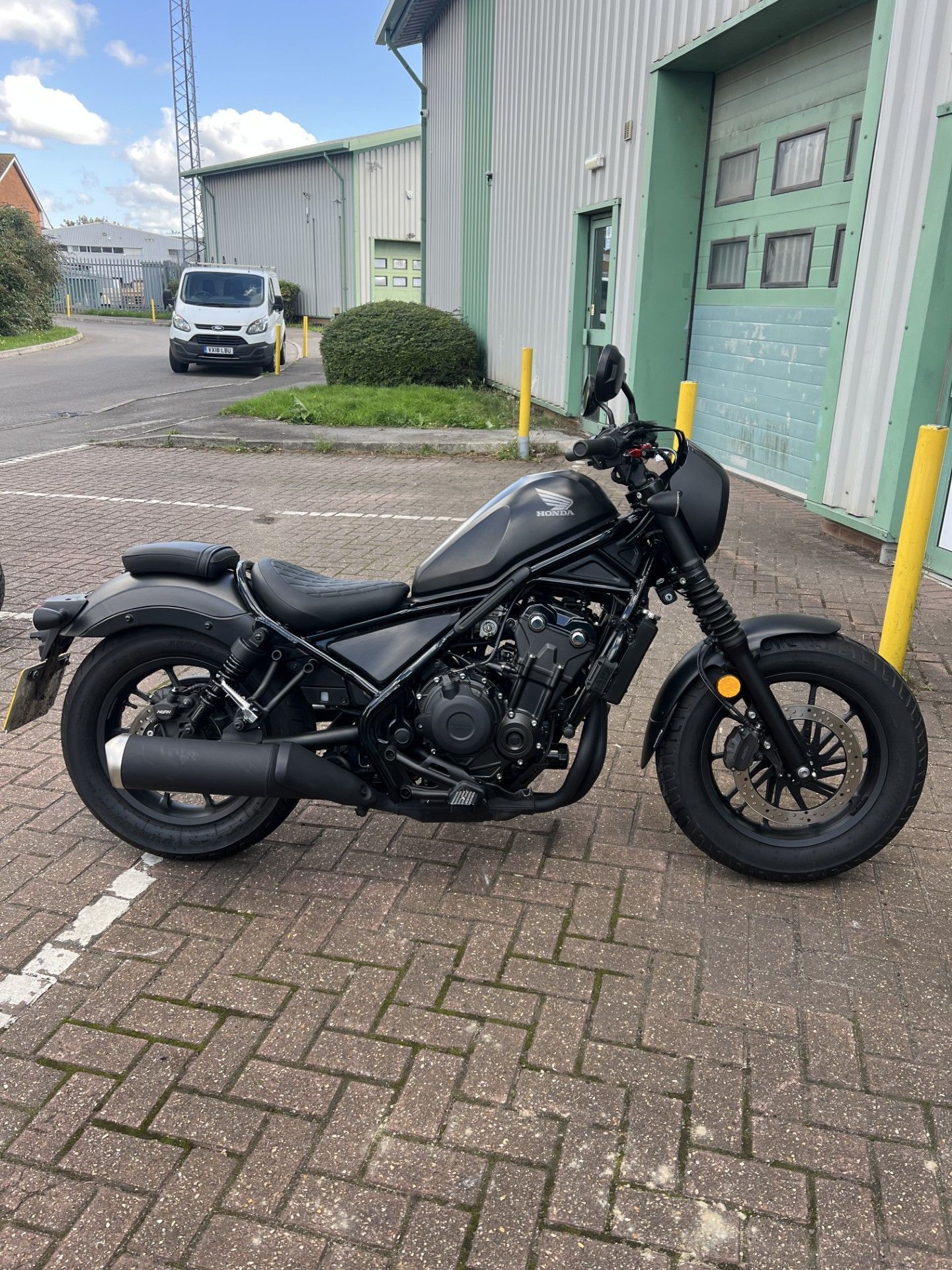 Black Honda Rebel CMX500
