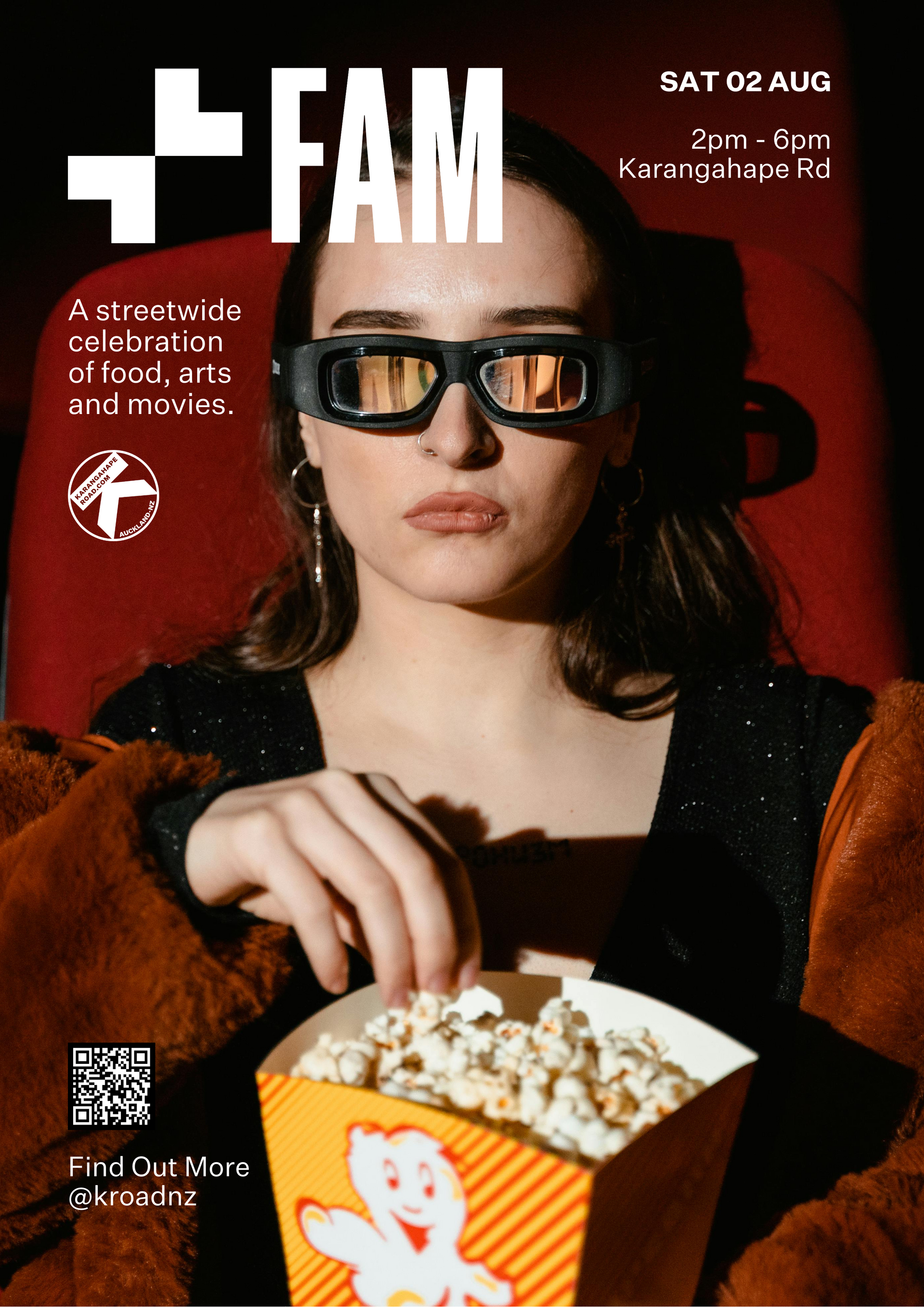 FAM - Day celebration on Karangahape. Film Festival.