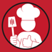 A chef is holding a spatula and giving a thumbs up. A chef is holding a spatula and giving a thumbs up.