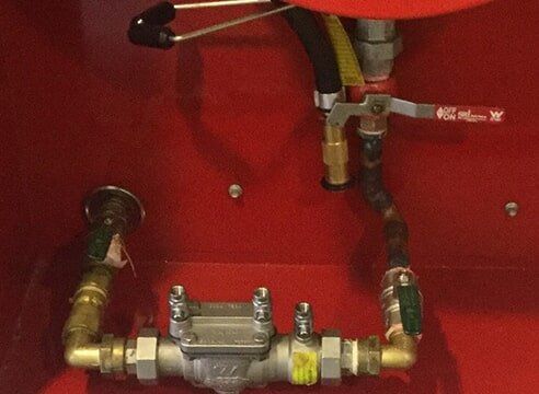 Backflow Prevention piping to help water flow  in gladstone