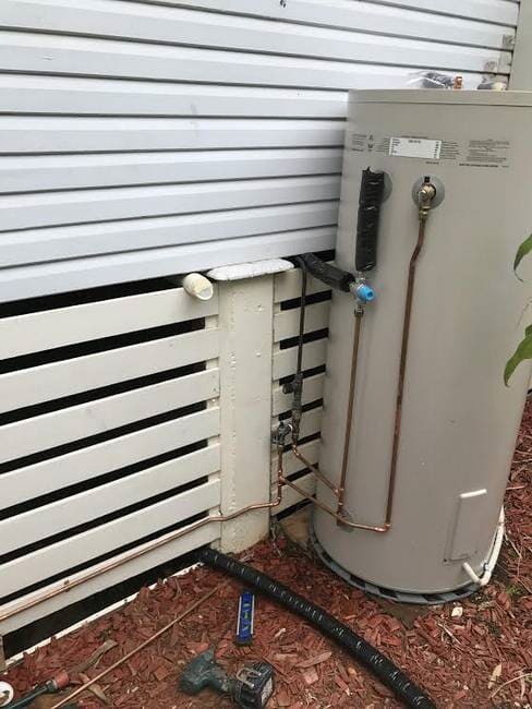 Hot water system outdoors in Gladstone - Plumbing Gladstone