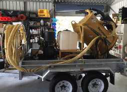 Gutter Vacuum — recent plumbing work in Gladstone, QLD