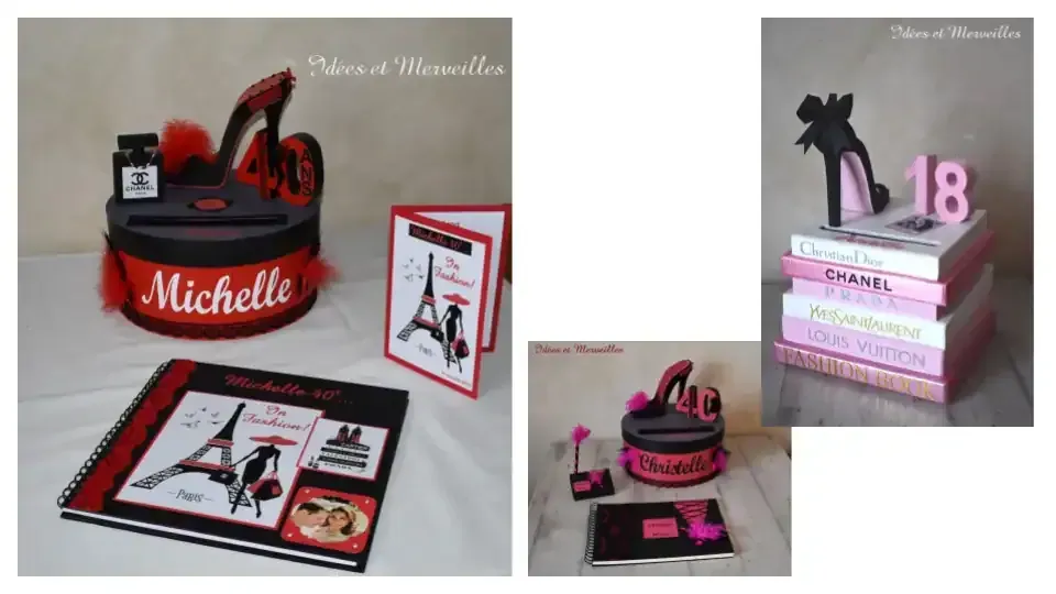 urne anniversaire femme mode 18 ans