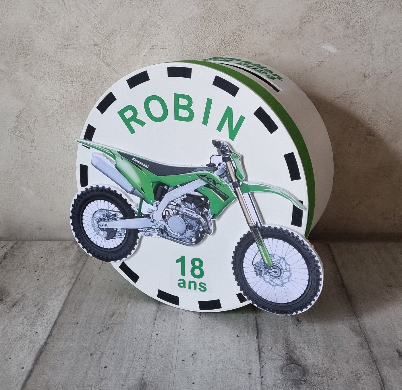 urne anniversaire moto cross