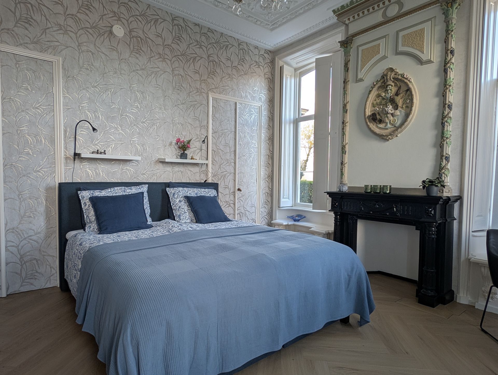 2-persoons boxspring bed