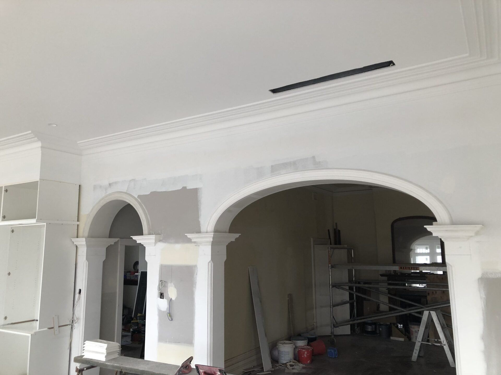 Under Construction Doorway Design — Perth, WA — Plasterline Industries