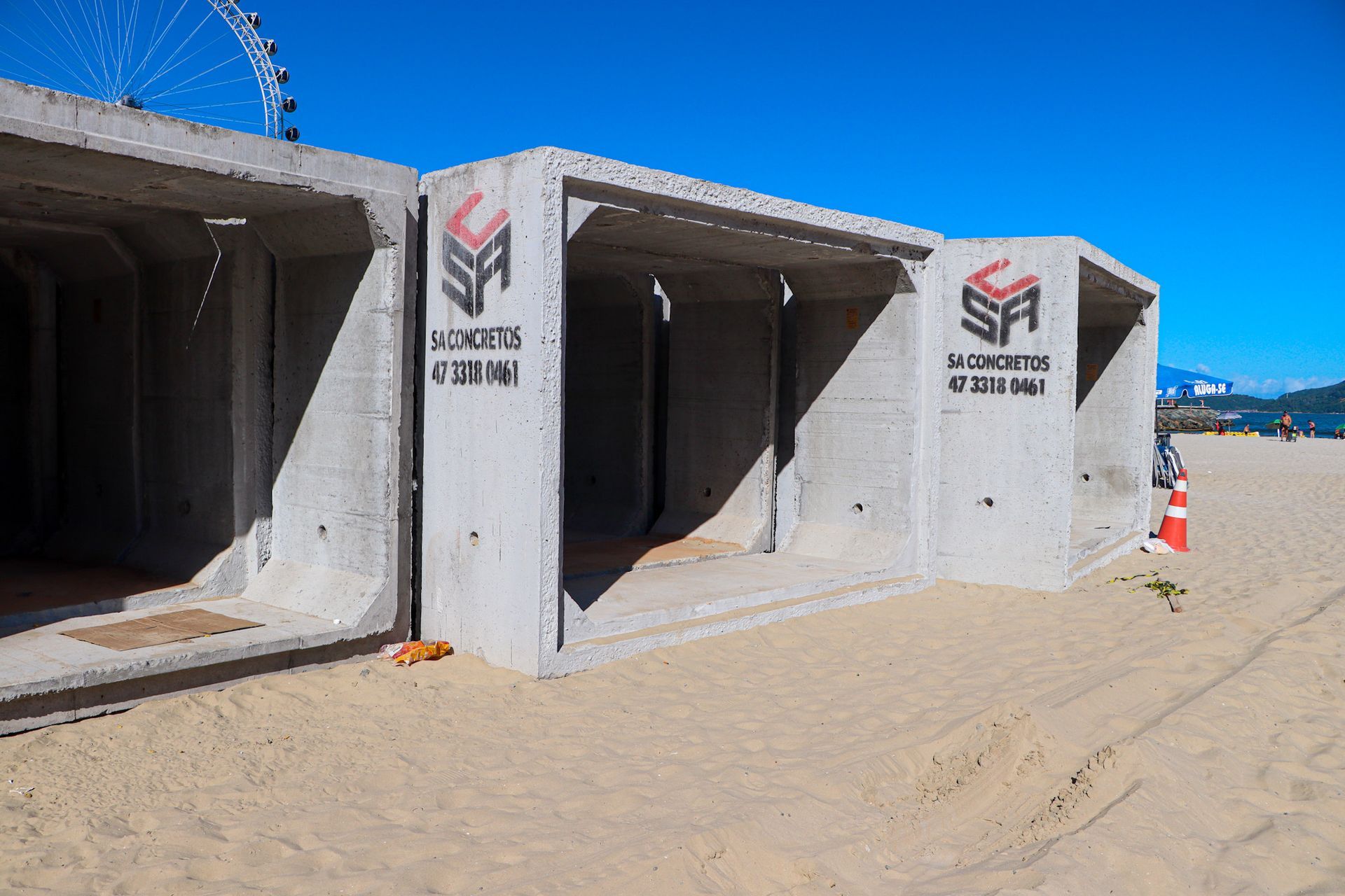 Obra de macrodrenagem