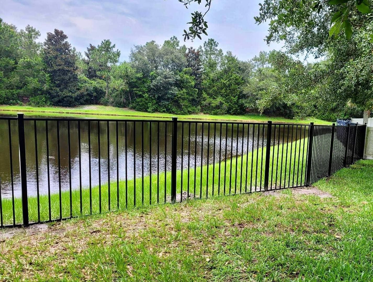 Vinyl Gate — Jacksonville, FL — Farence Fencing Steel Fence — Jacksonville, FL — Farence Fencing