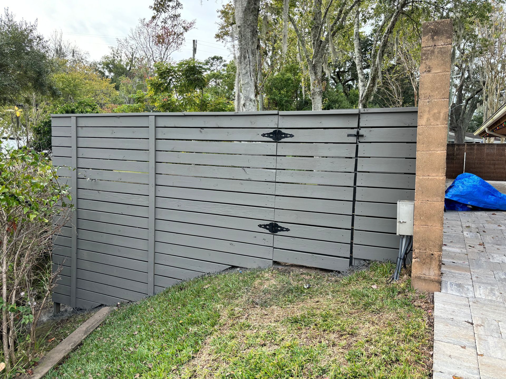 Vinyl Gate — Jacksonville, FL — Farence Fencing Steel Fence — Jacksonville, FL — Farence Fencing