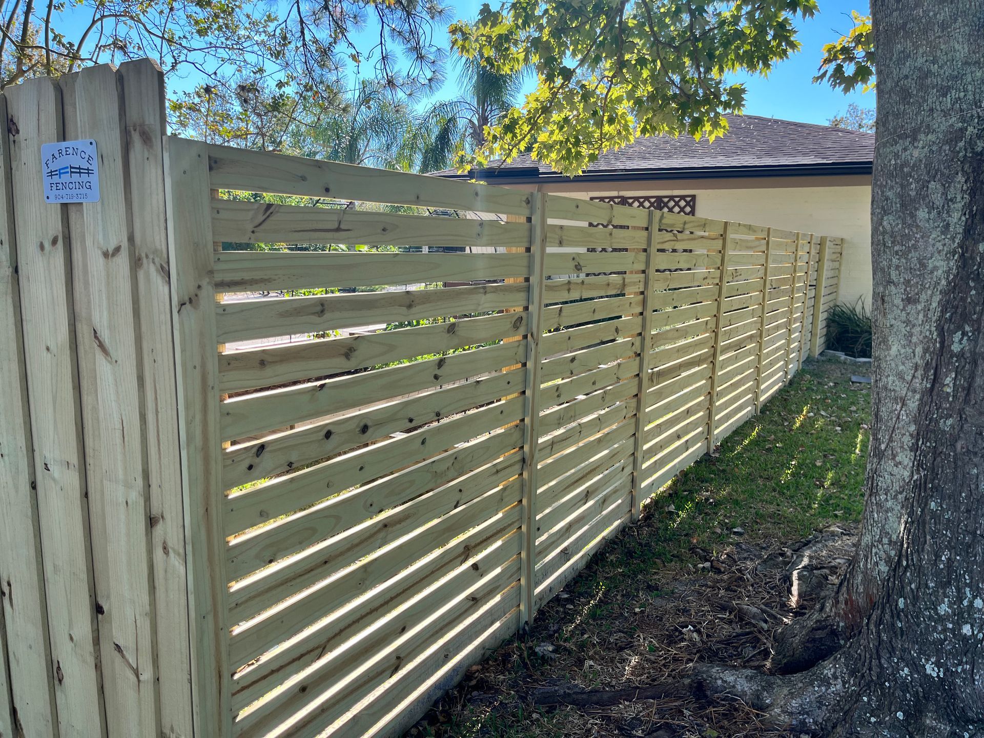 Vinyl Gate — Jacksonville, FL — Farence Fencing Steel Fence — Jacksonville, FL — Farence Fencing