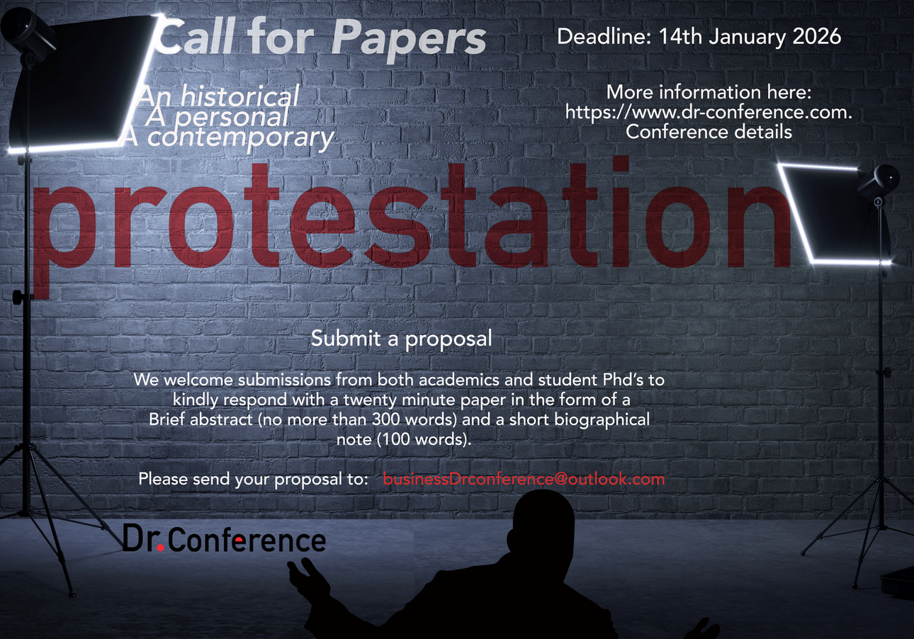 Call for papers poster with 
