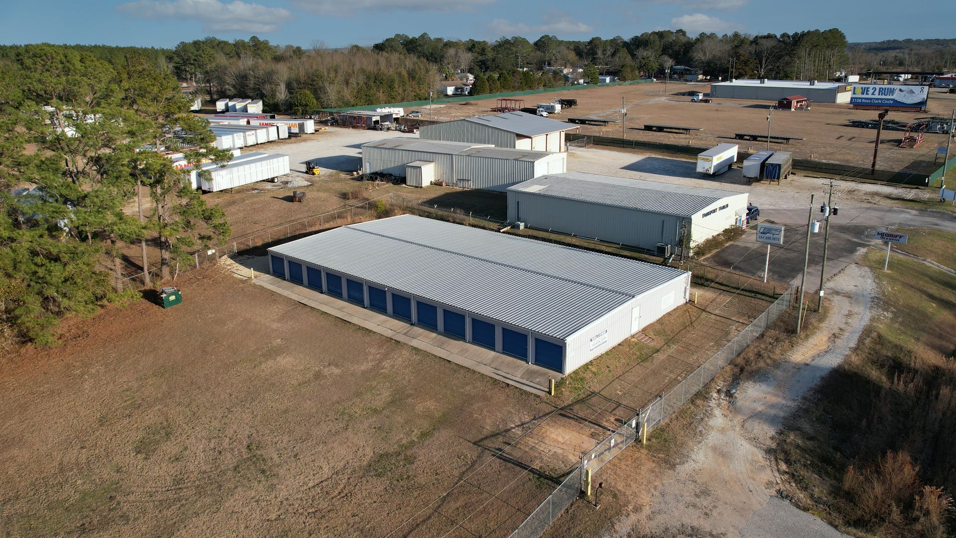 Large climate controlled storage units