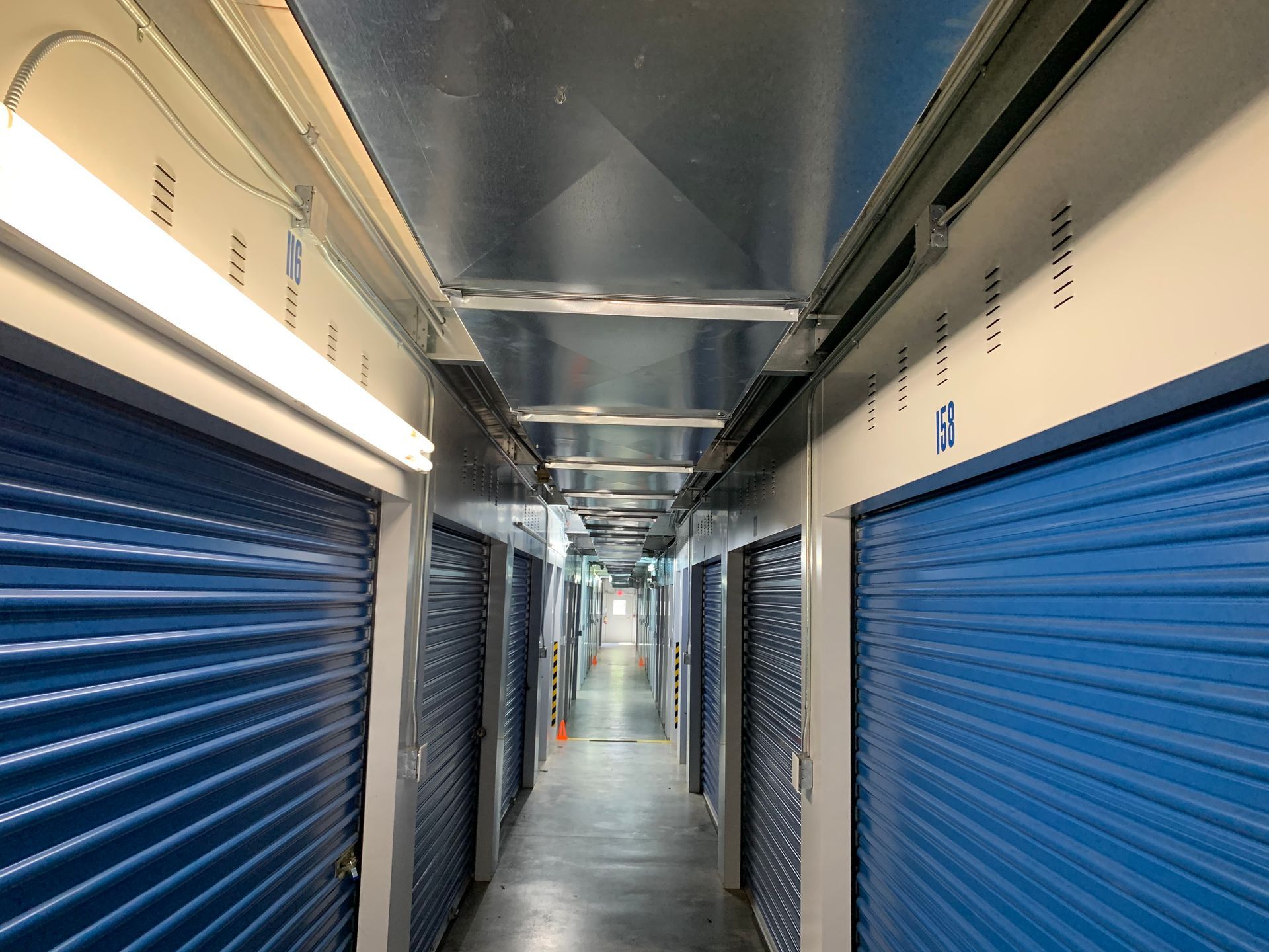 Hallway of a Indoor Self Storage Facility