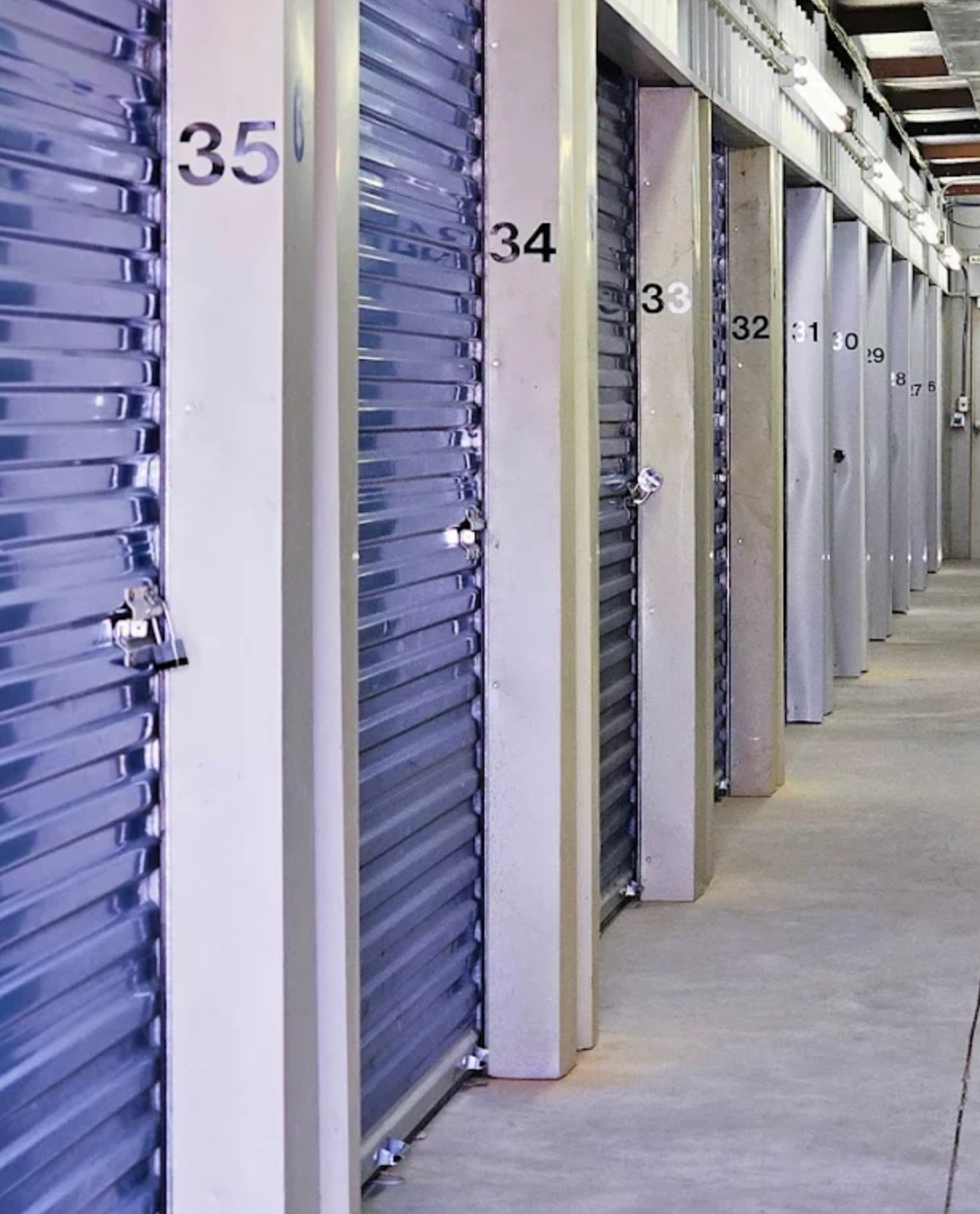 Large climate controlled storage units in Summerdale, Alabama.