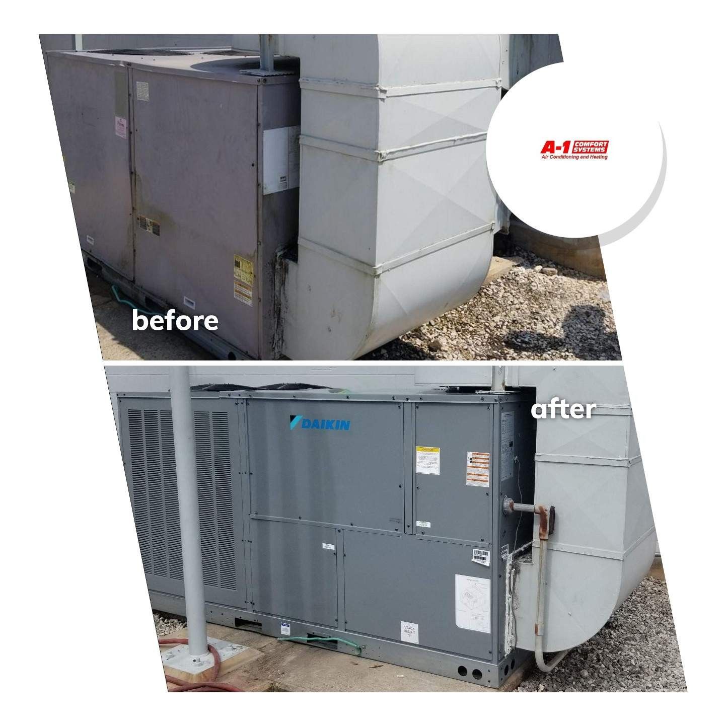 Before And After Of Air Conditioning Systems - Freeport, TX - A1 Comfort Systems