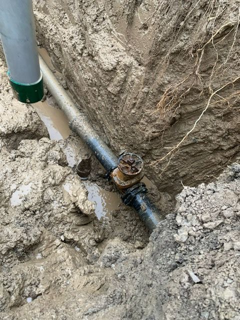Water main installed