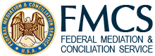 The logo for the Federal Mediation and Conciliation Service.