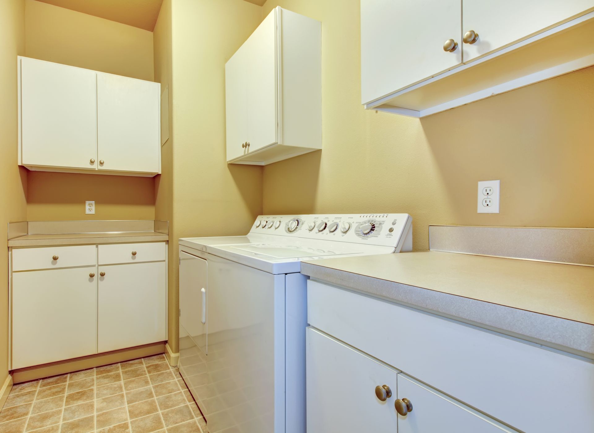 Laundry room remodeling with custom cabinets and utility space NJ