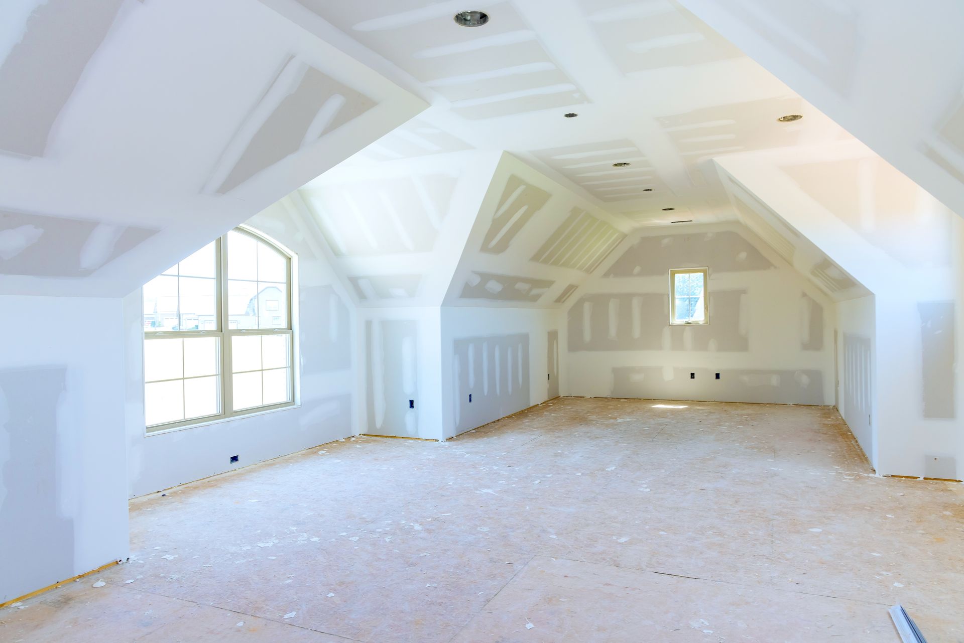 Attic finishing and renovation with open living space NJ