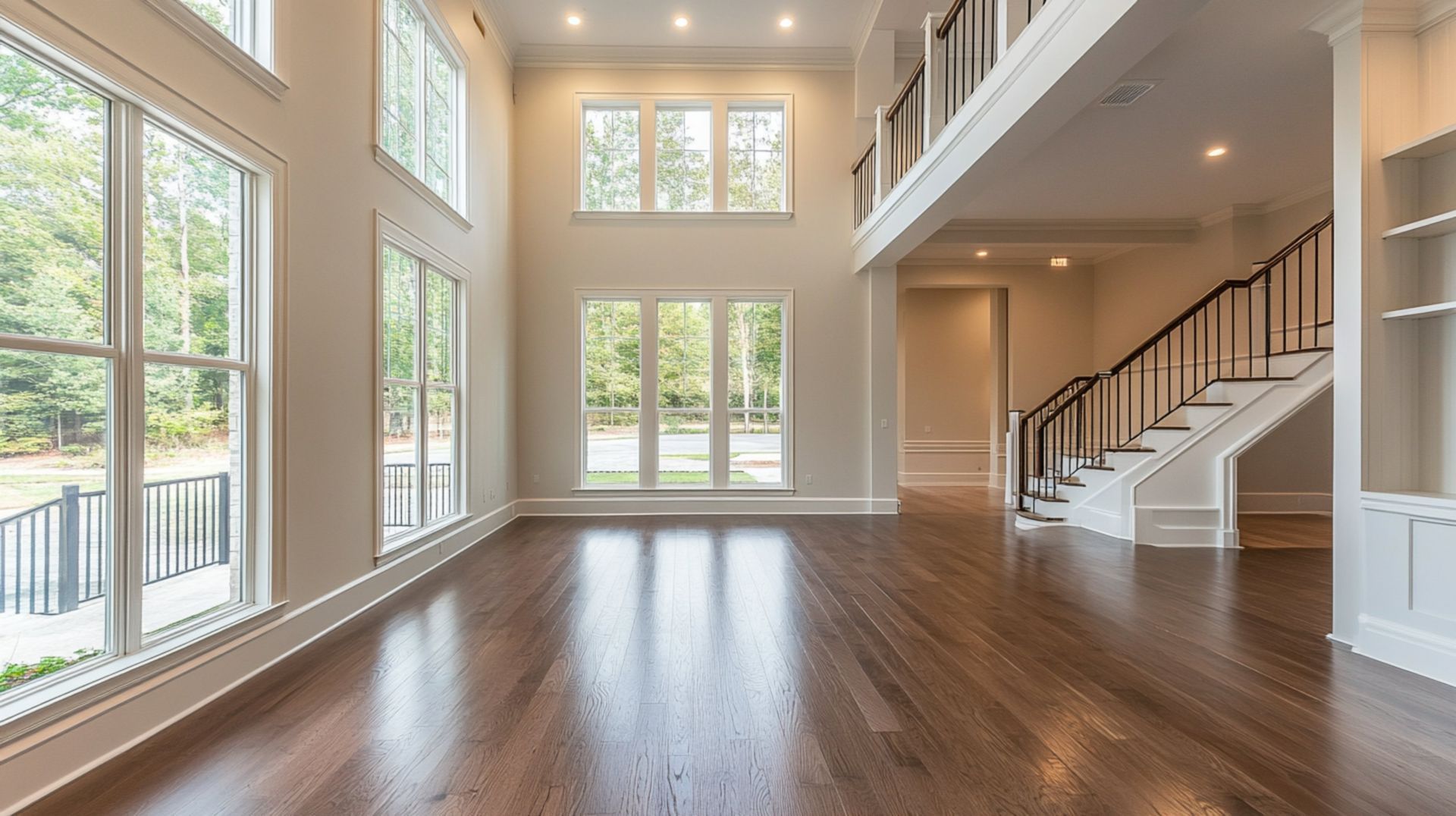 Home interior remodeling with open layout and high ceilings NJ