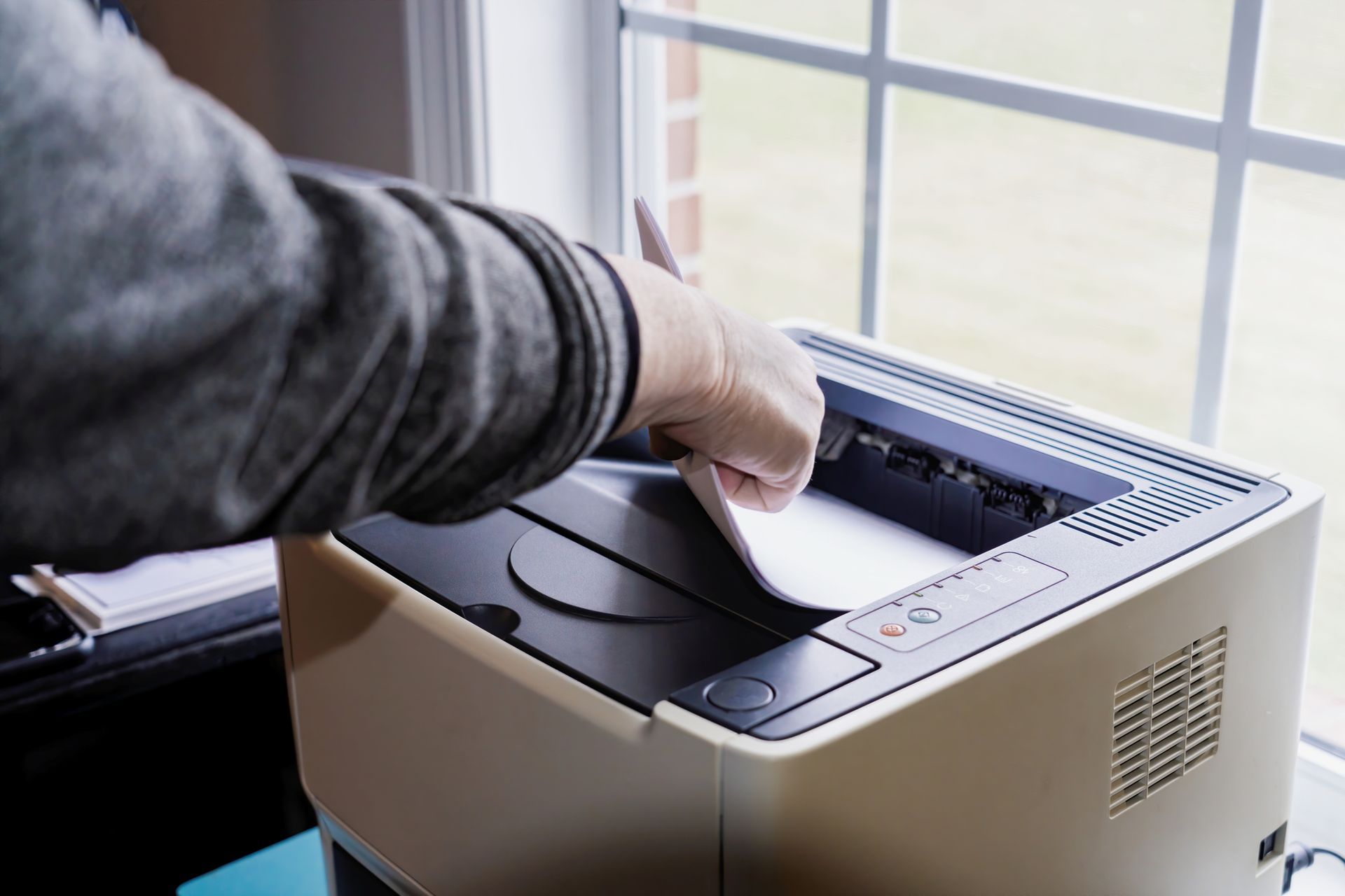 Removing Paper from Home Office Printer - North Charleston, SC - JW Services