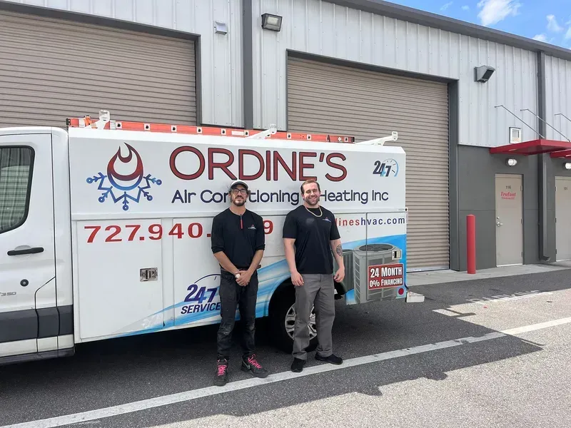 Ordine's HVAC installation team