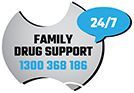 A picture of a family drug support logo.