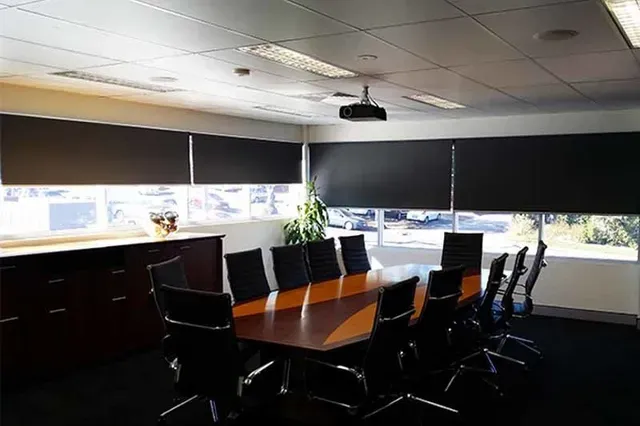 Modern Board Room — Brisbane, QLD — Sun Stop Blinds