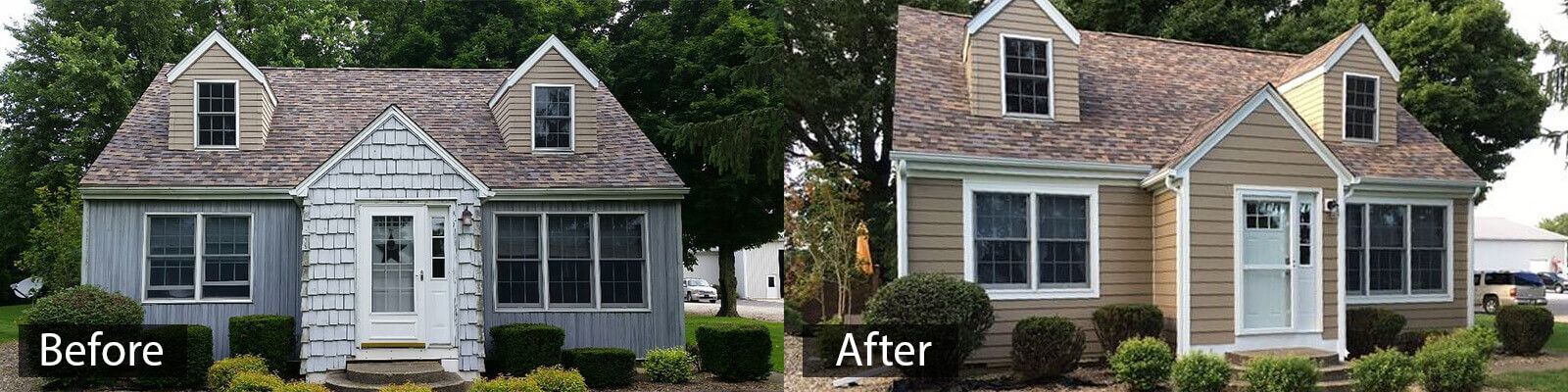 Baker before and after - South Bend, IN - A&M Home Services