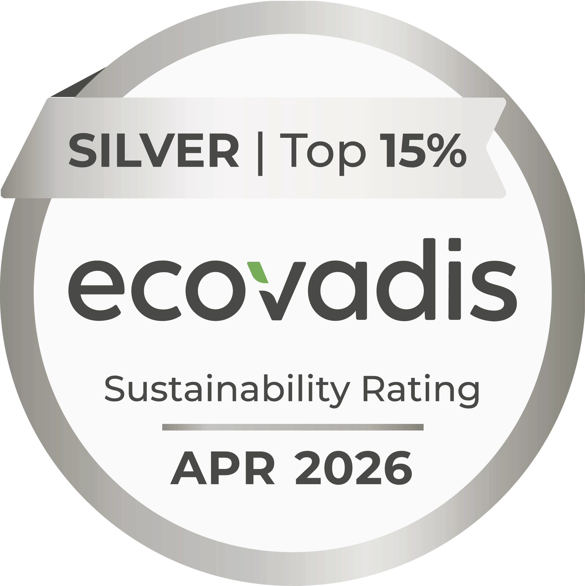 certificacion Ecovadis 2025 sostenibilidad en produccion de etiquetas y rollos