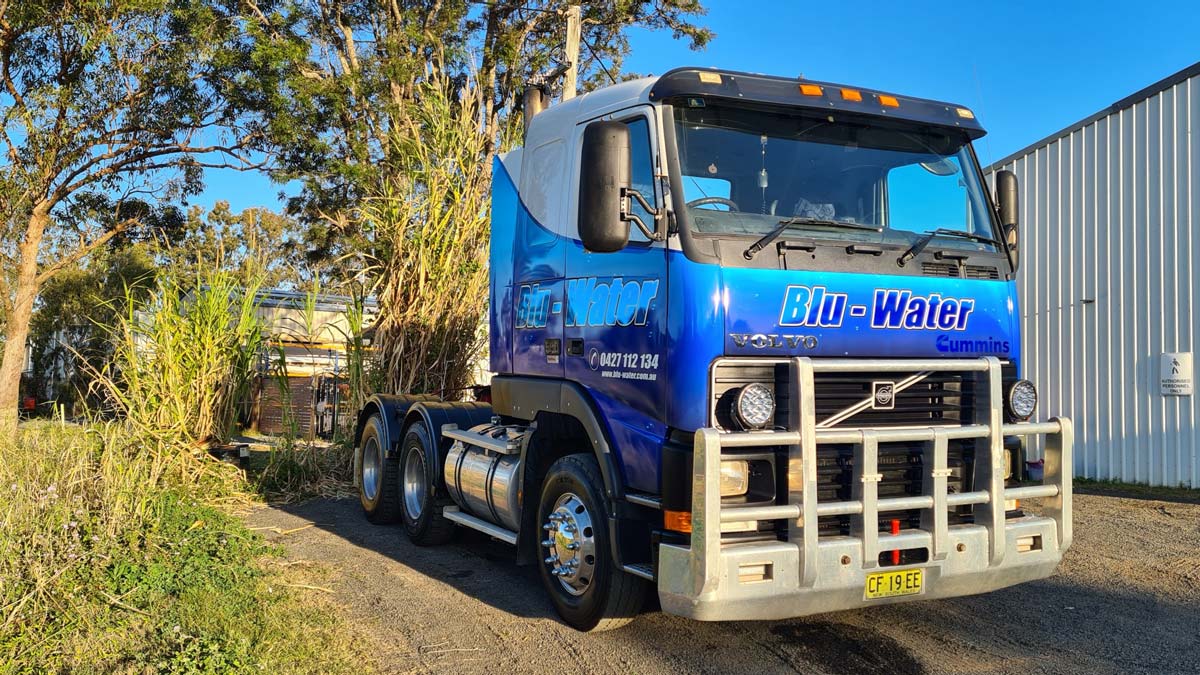 Blu-Water Truck