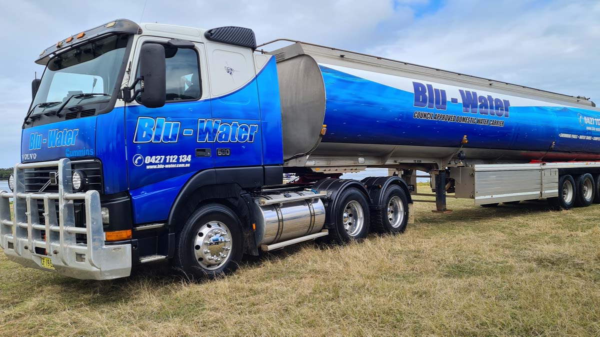 Blu-Water Truck