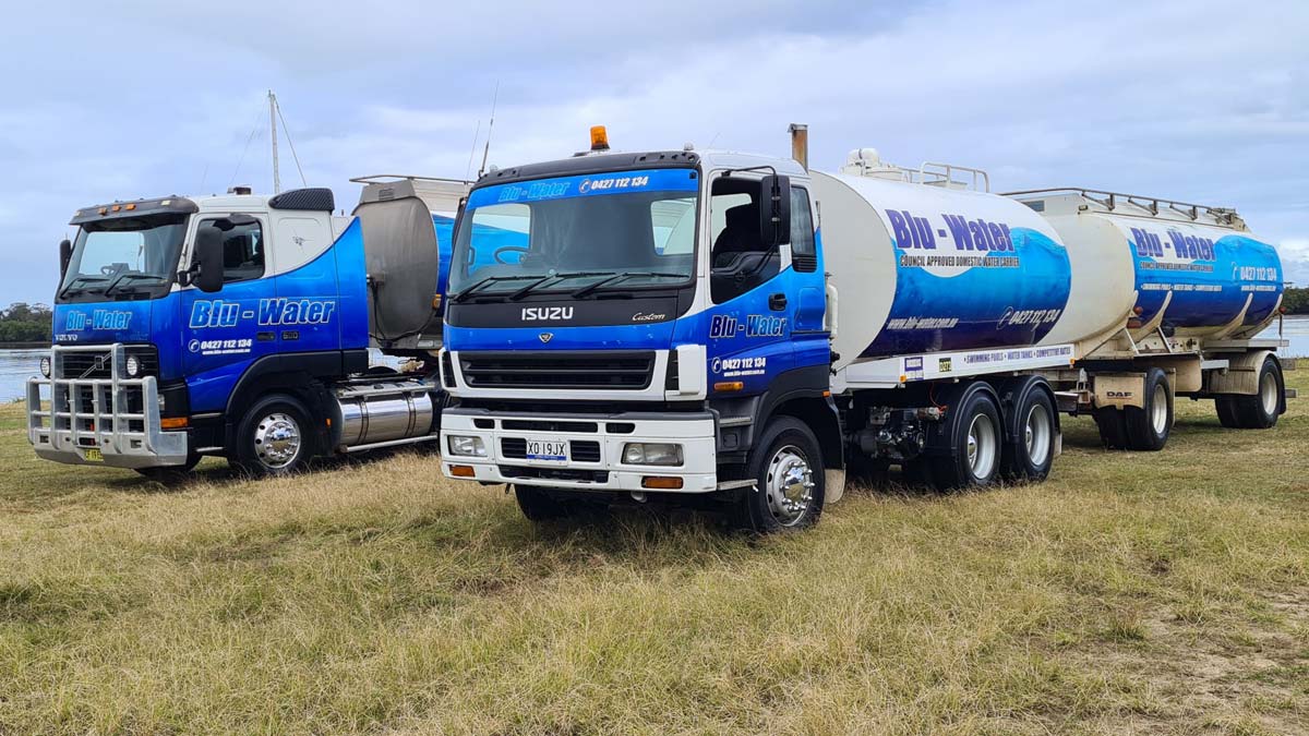 Blu-Water Truck