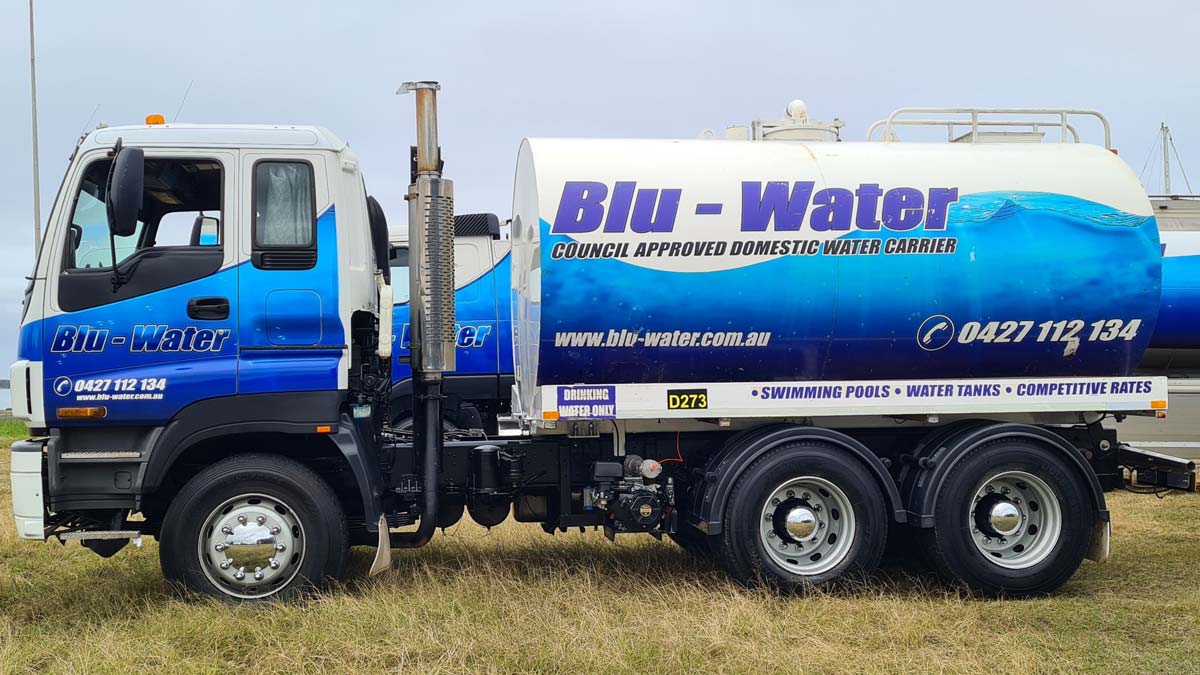 Blu-Water Truck