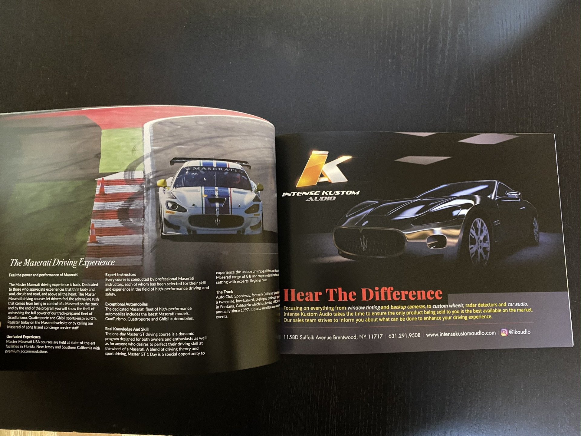 Ferrari of long island booklet