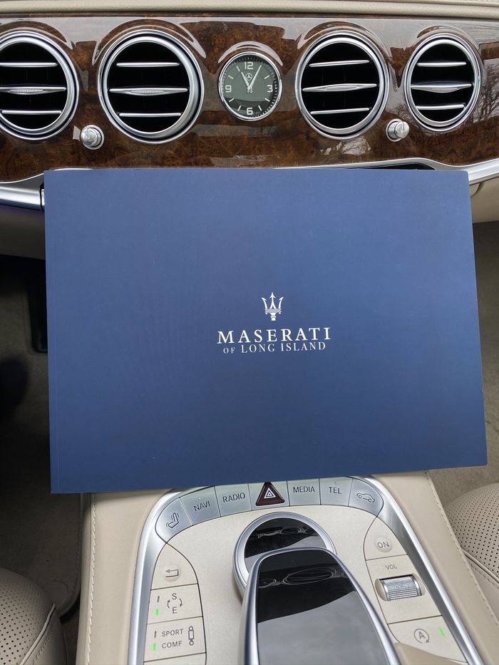 Maserati of long island booklet