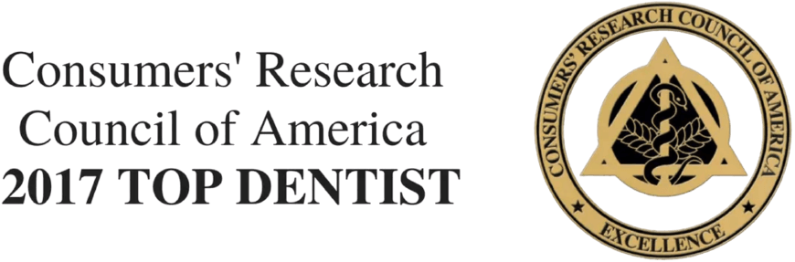 consumers research council of america 2017 top dentist award