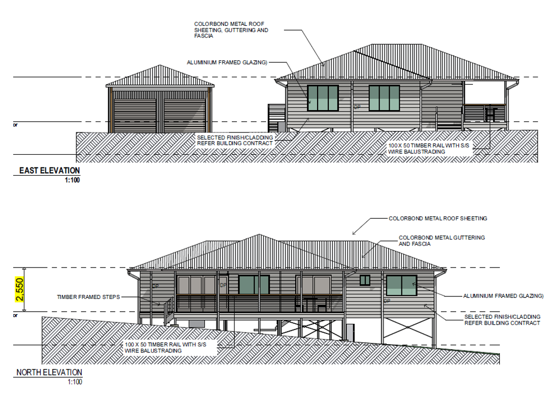 New Dwelling Drawing — AMF Building Design in Koongal, QLD