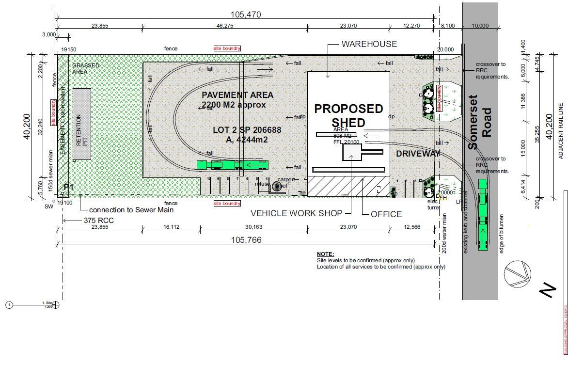Industrial Shed Project — AMF Building Design in Koongal, QLD